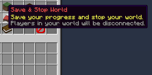 Deleting your server button